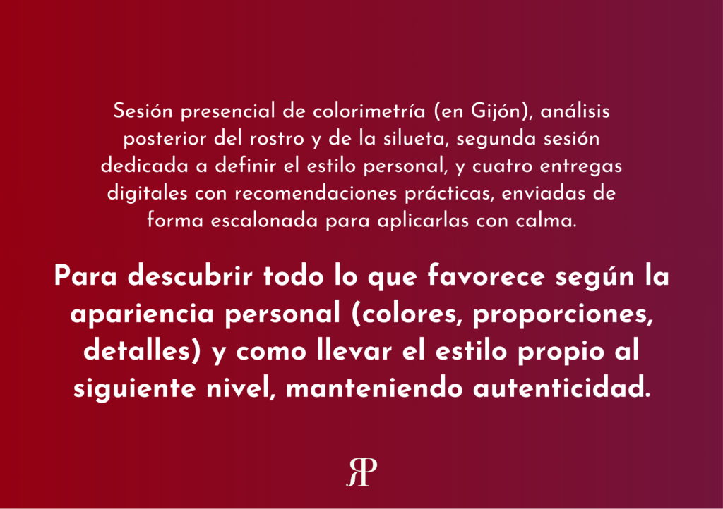 Asesoría de imagen integral pack descripción