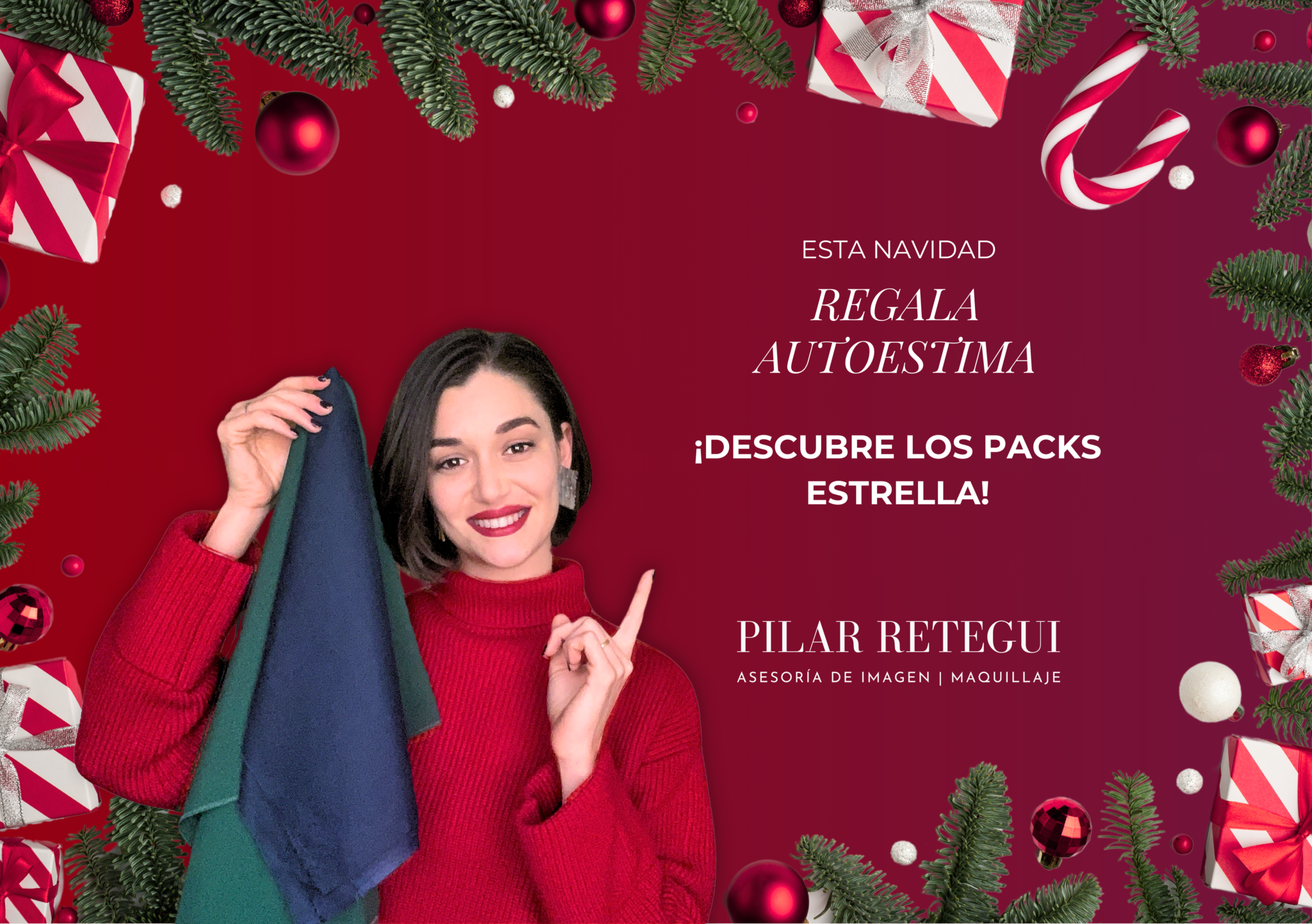 packs regalo Navidad 2025 Pilar Retegui